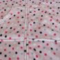 PINK Robe Zippered PJ Night Gown Sleepwear Polka Dots NEW SMALL