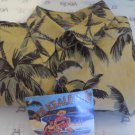 JOE KEALOHA'S REYN SPOONER Shirt Dreamy Palms Khaki MEDIUM NWT Long Sleeve