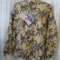 JOE KEALOHA'S REYN SPOONER Shirt Dreamy Palms Khaki MEDIUM NWT Long Sleeve