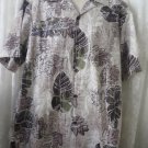 RJCHawaiian Button From Shirt XL NEW Reverse Print Pocket Tropical Leaf
