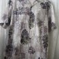 RJCHawaiian Button From Shirt XL NEW Reverse Print Pocket Tropical Leaf