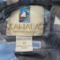 KAHALA HAWAIIAN SHIRT Blue Pineapple Mosaic Medium