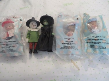 MADAME ALEXANDER DOLLS 5 Blue Fairy Witch/East West Scarecrow and TEAM MATES