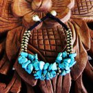 Bohemian Turquoise macrame bracelet