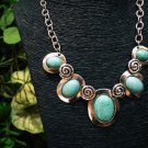 Turquoise Swirl Necklace