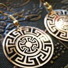 Aztec Gold Earrings