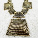 Aztec Priestess Necklace Gold
