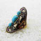 Golden Daydream Turquoise Ring