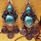 Turquoise Chandalier Earrings
