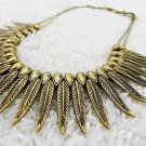 Golden Eagle Necklace Half Size