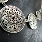Coiled Wire Coin necklace