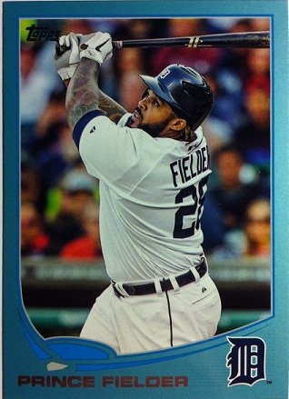 2013 Topps Wal Mart Blue Border #28 Prince Fielder