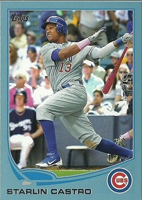 2013 Topps Wal Mart Blue Border #113 Starlin Castro