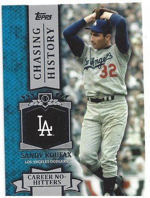 2013 Topps Chasing History #CH50 Sandy Koufax