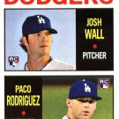 2013 Topps Heritage #14 Josh Wall RC/Paco Rodriguez RC 2013 Topps Heritage #14 Josh Wall RC/Paco Rodriguez RC