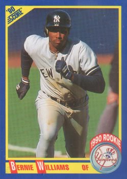 1990 Score 619 Bernie Williams RC