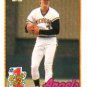 1989 Topps 573 Jim Abbott FDP RC