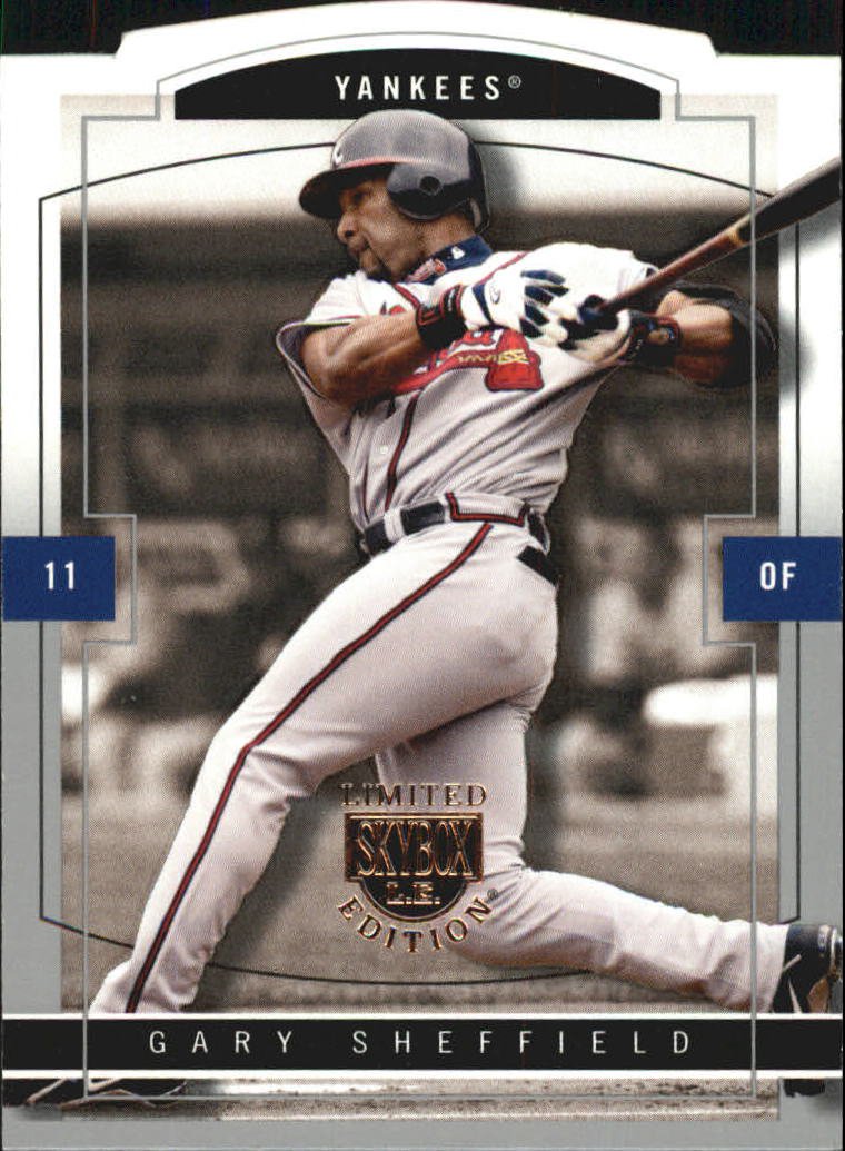 2004 Skybox LE #42 Gary Sheffield