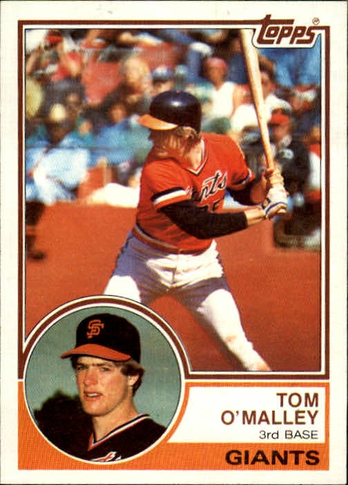 1983 Topps 663 Tom O'Malley RC