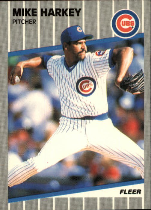 1989 Fleer 427 Mike Harkey RC