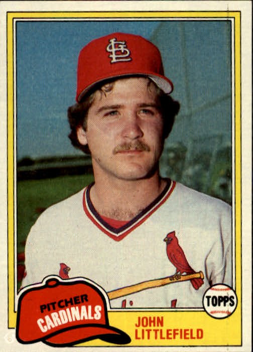 1981 Topps 489 John Littlefield RC