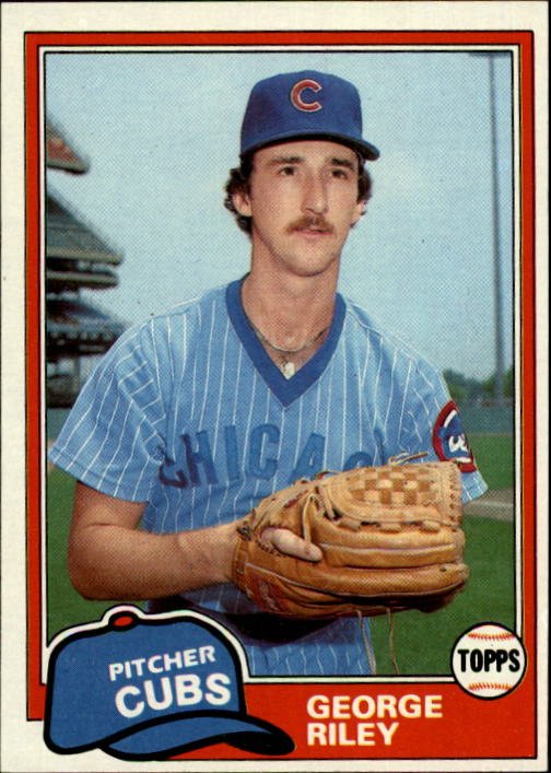 1981 Topps 514 George Riley RC