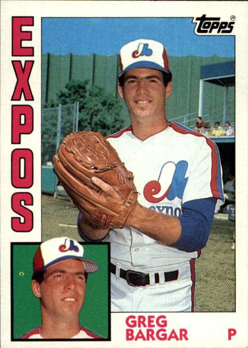 1984 Topps 474 Greg Bargar RC