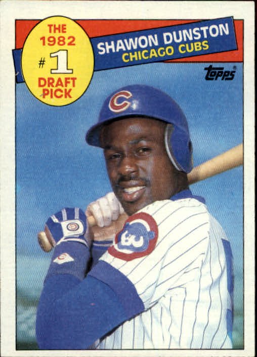 1985 Topps 280 Shawon Dunston FDP RC