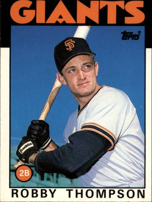 1986 Topps Traded 113T Robby Thompson XRC