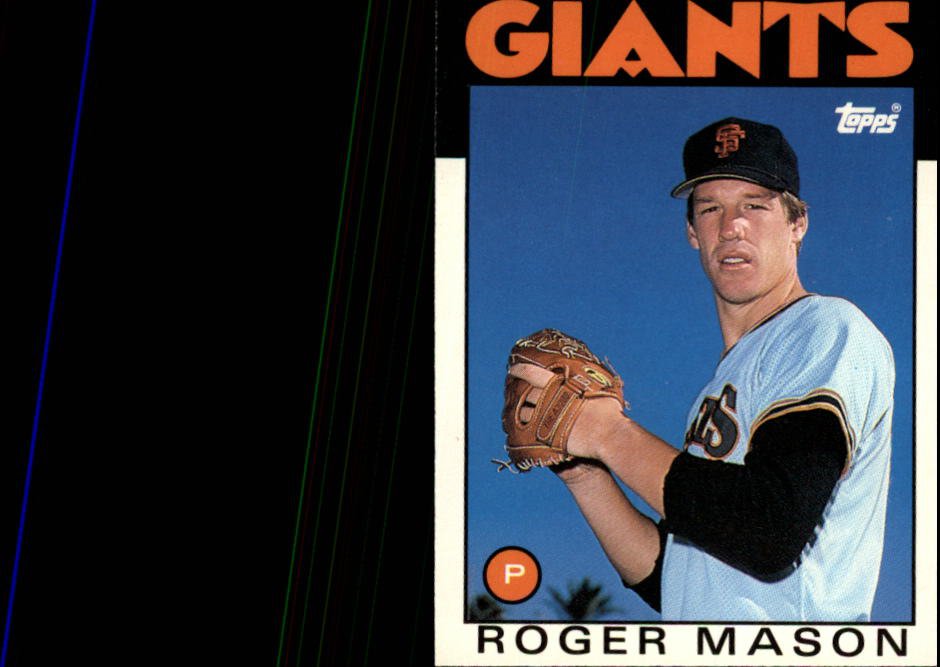 1986 Topps Traded 70T Roger Mason XRC