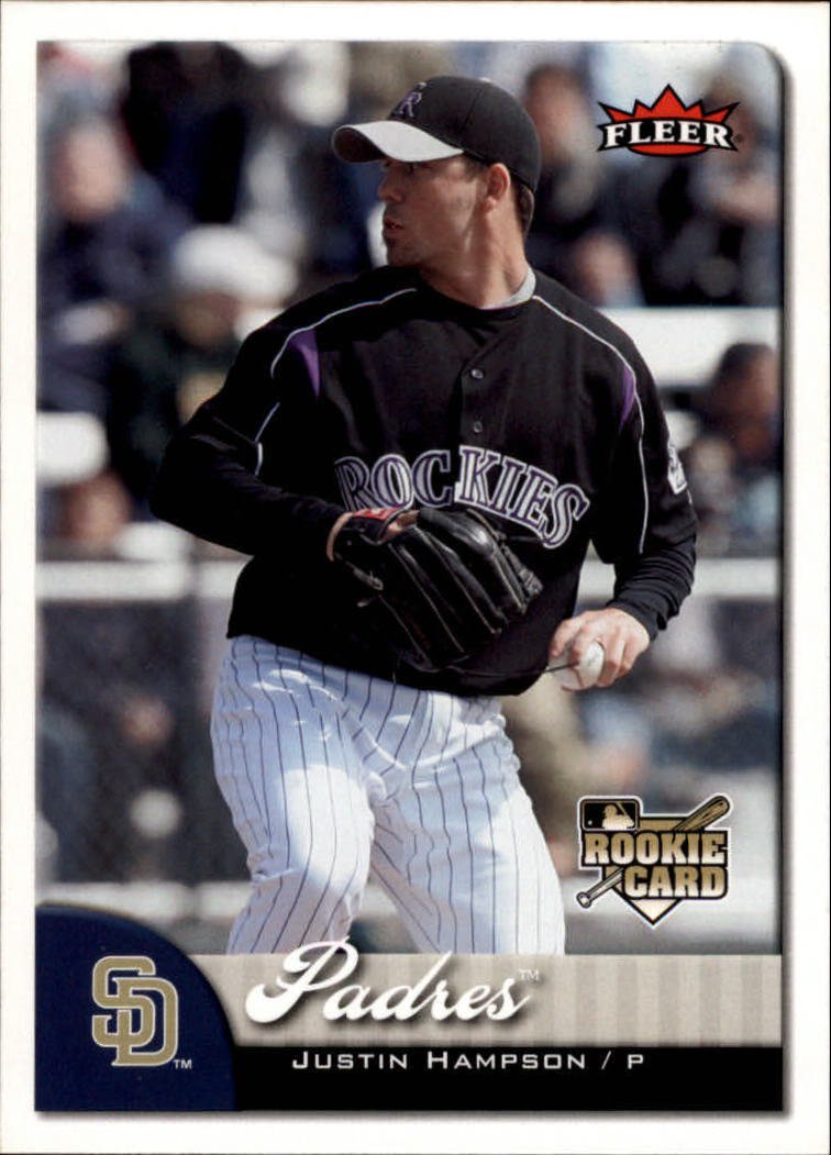 2007 Fleer 337 Justin Hampson (RC)