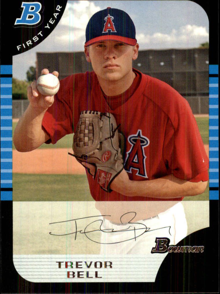 2005 Bowman Draft 114 Trevor Bell FY RC