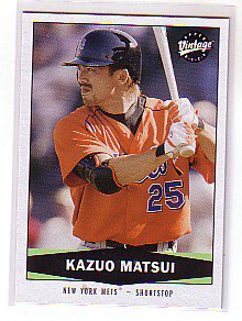 2004 Upper Deck Vintage 475 Kazuo Matsui RC