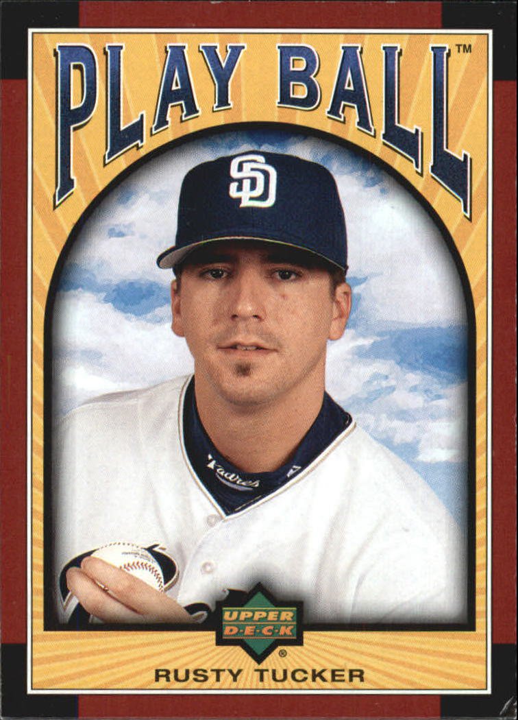 2004 Upper Deck Play Ball 204 Rusty Tucker RC