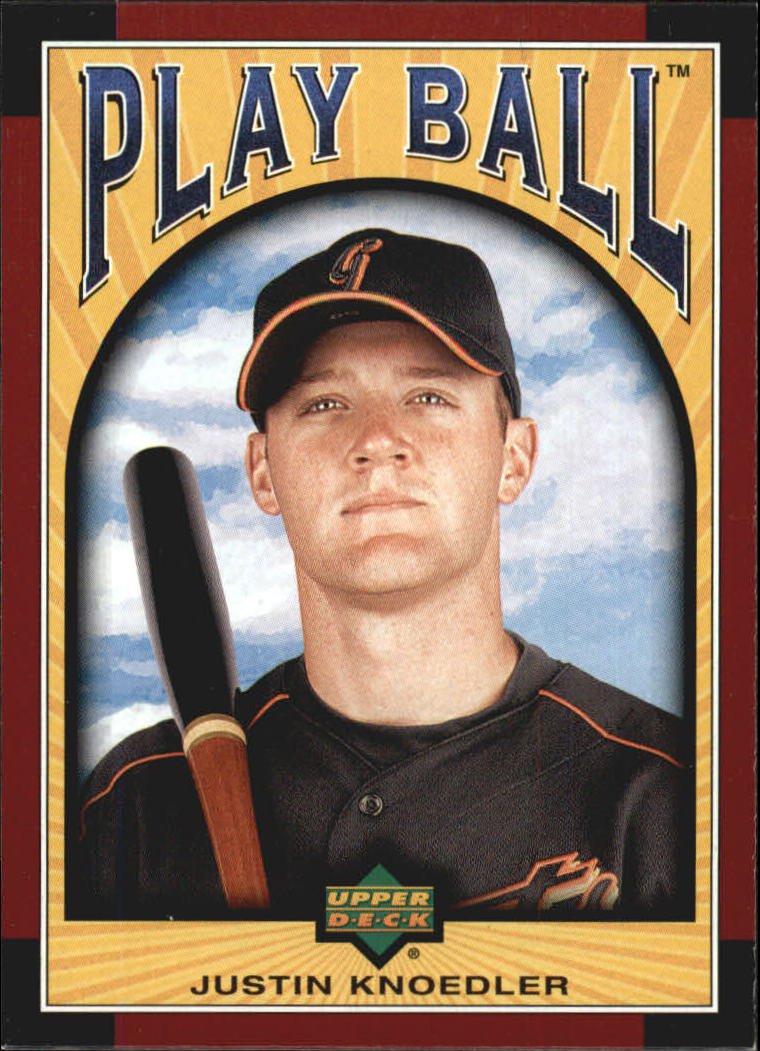 2004 Upper Deck Play Ball 205 Justin Knoedler RC