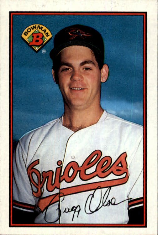 1989 Bowman 6 Gregg Olson RC