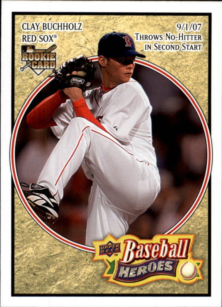 2008 Upper Deck Heroes 29 Clay Buchholz (RC)