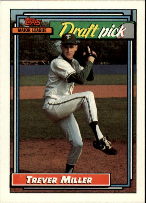 1992 Topps 684 Trever Miller RC