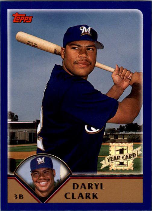 2003 Topps 298 Daryl Clark FY RC