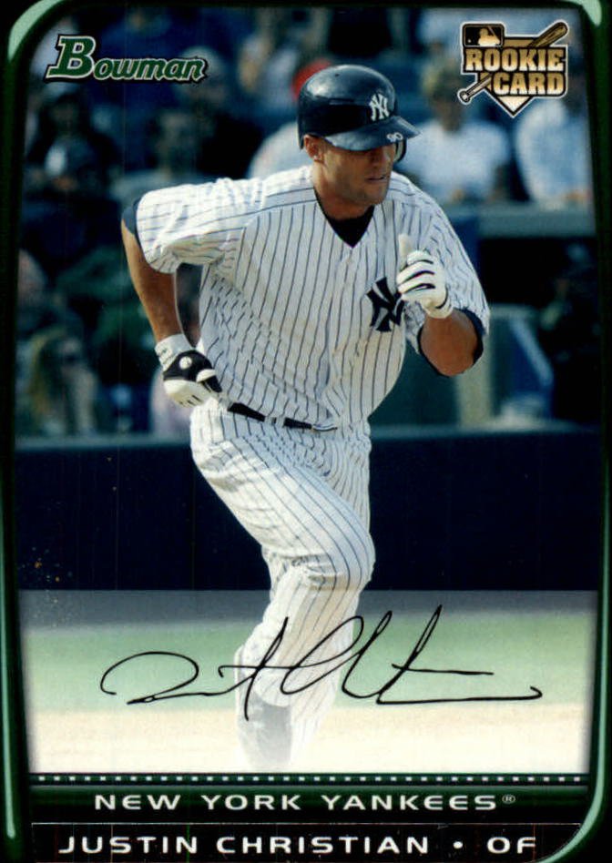 2008 Bowman Draft BDP13 Justin Christian RC