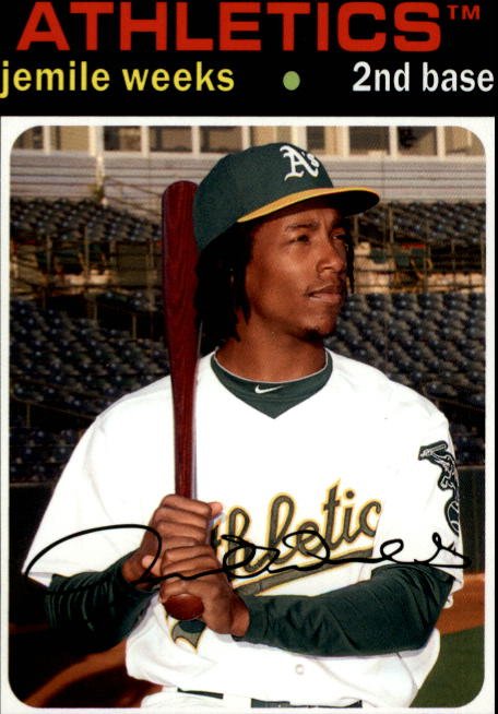 2012 Topps Archives 54 Jemile Weeks RC