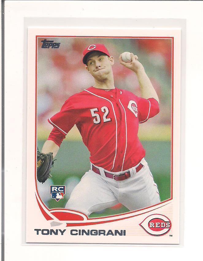 2013 Topps 142 Tony Cingrani RC