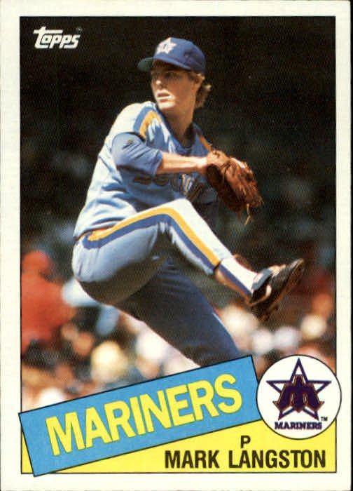 1985 Topps 625 Mark Langston RC