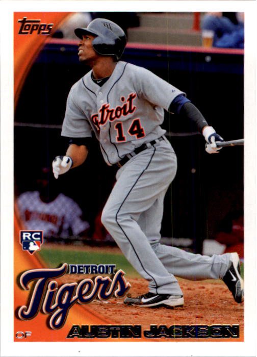 2010 Topps 503 Austin Jackson RC