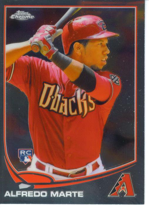 2013 Topps Chrome 189 Alfredo Marte RC