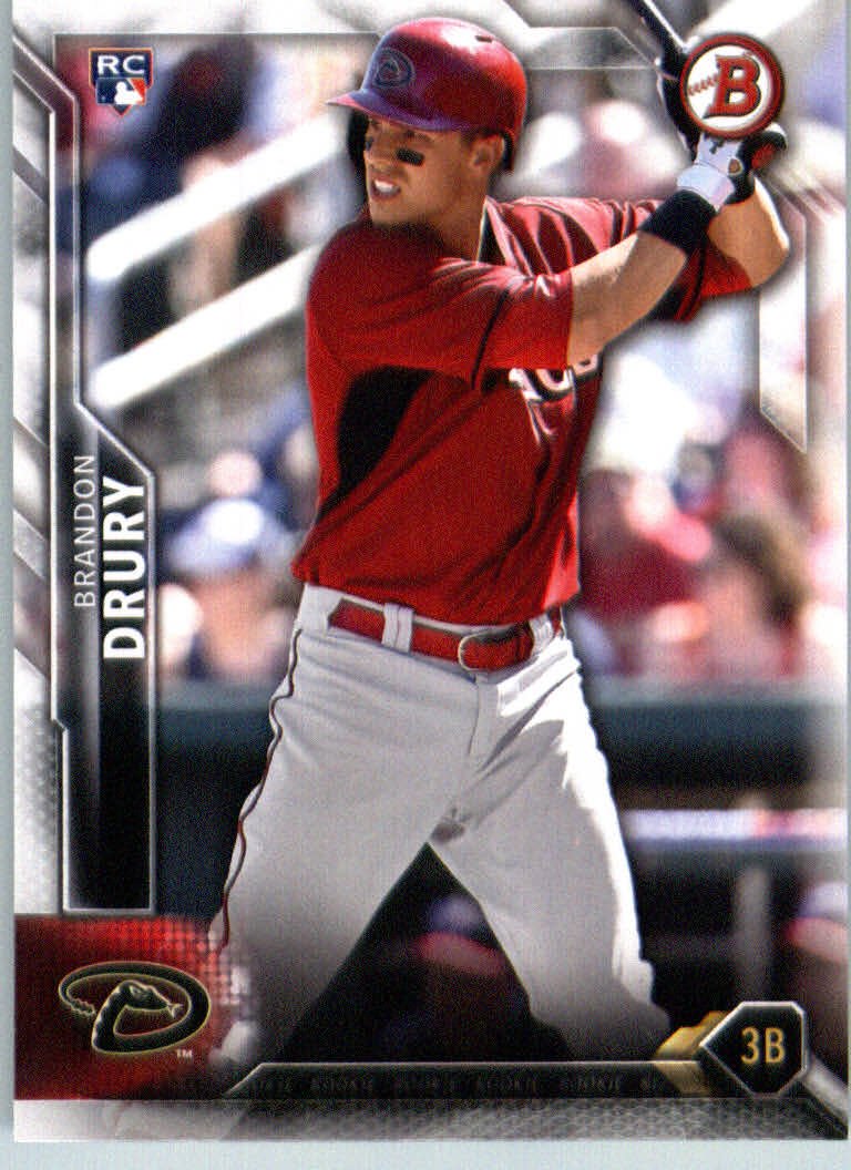 2016 Bowman 137 Brandon Drury RC