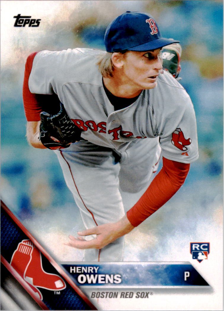 2016 Topps 109 Henry Owens RC