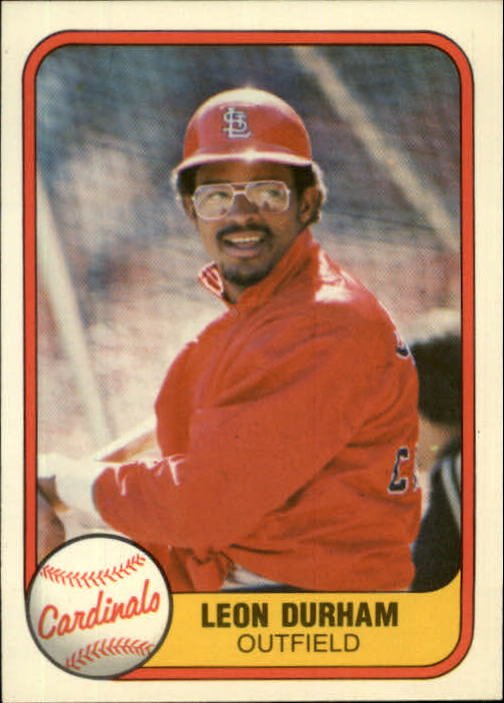 1981 Fleer 540 Leon Durham RC