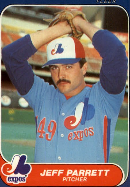 1986 Fleer Update 88 Jeff Parrett XRC