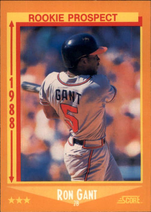 1988 Score 647 Ron Gant RC